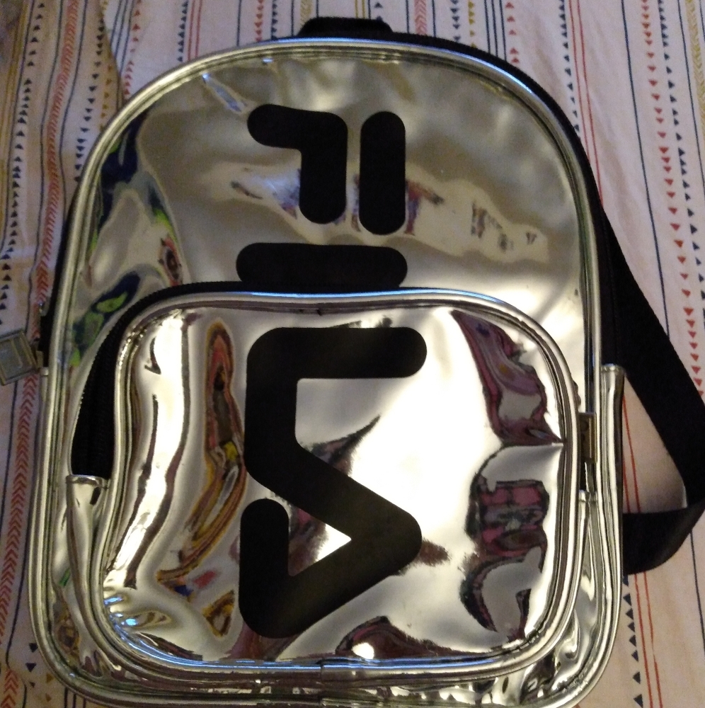 Fila mini metallic backpack,